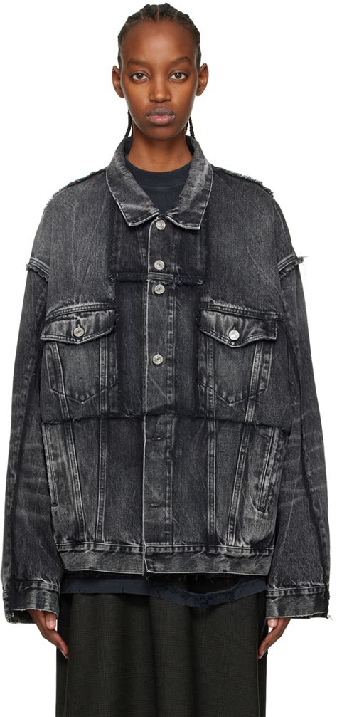 balenciaga denim jacket replica reddit|balenciaga jeans jacket women.